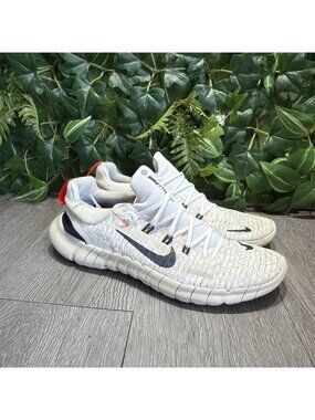 Nike Free Run 5.0 Shoes Mens 7.5 White Next Nature Running CZ1884-103 Shoes